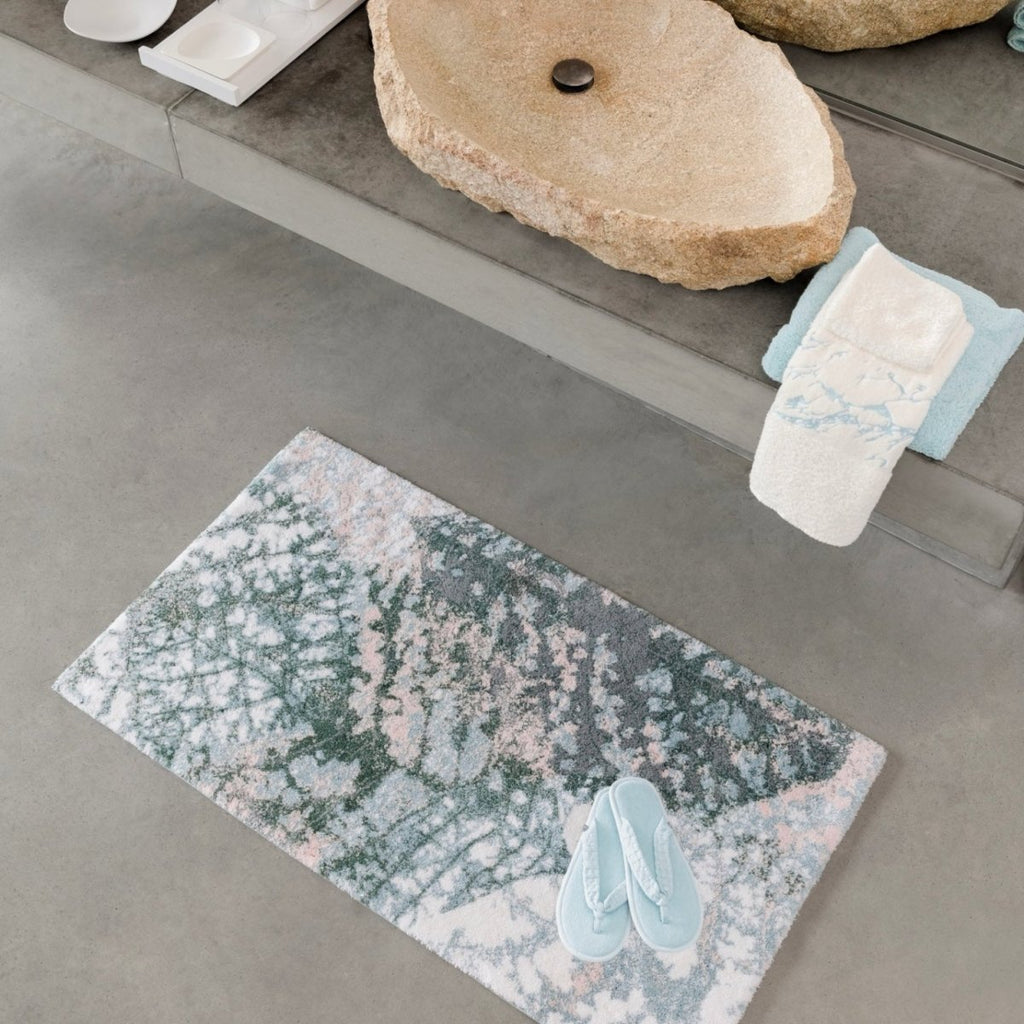 Monoke Aqua 210 Bath Rug by Abyss