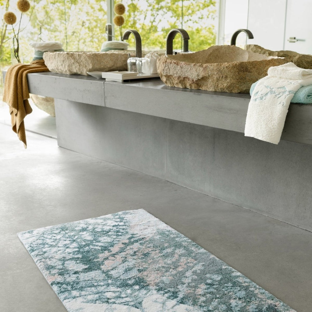 Monoke Aqua 210 Bath Rug by Abyss