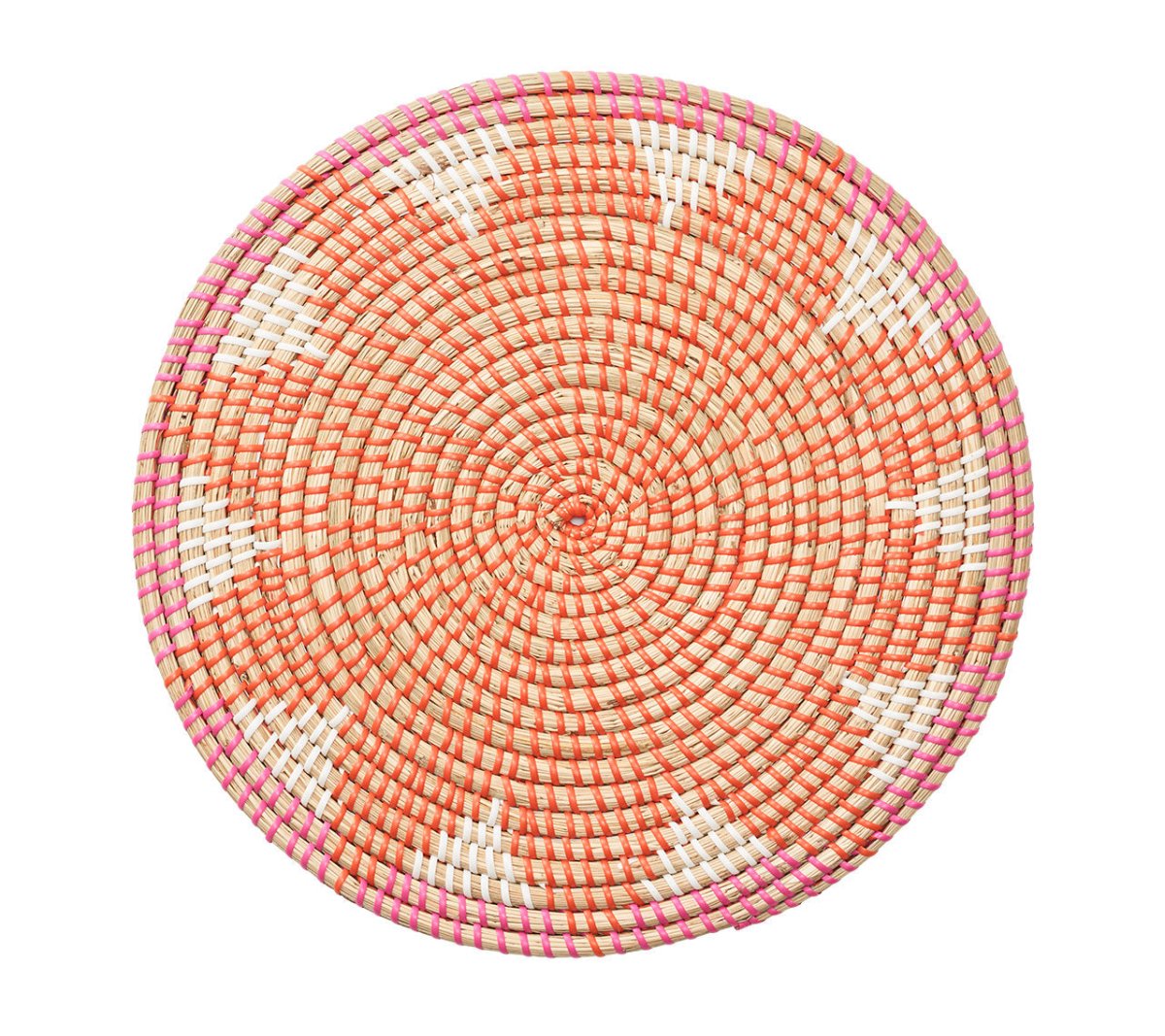 Majorelle Placemat in Pink & Orange Set of 4 by Kim Seybert