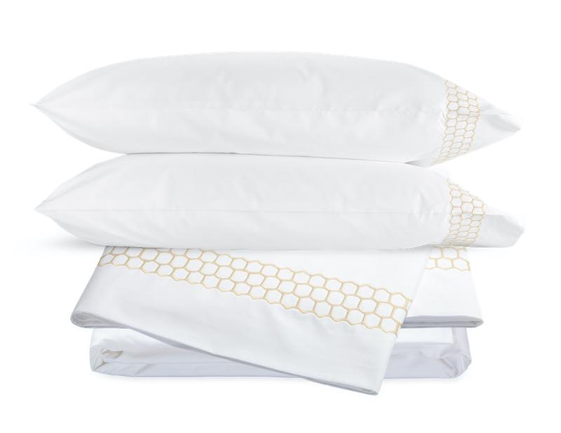 Liana Champagne Sheet Set by Matouk