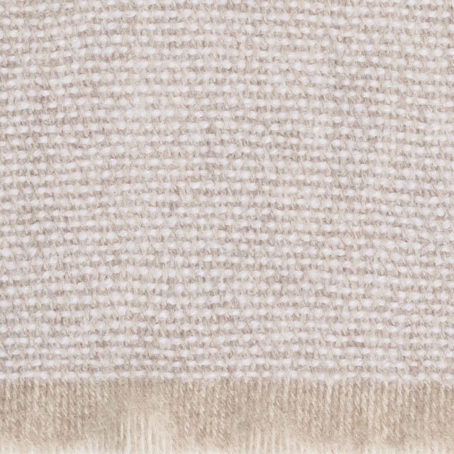 Agnes Oat Throw Blanket by Matouk