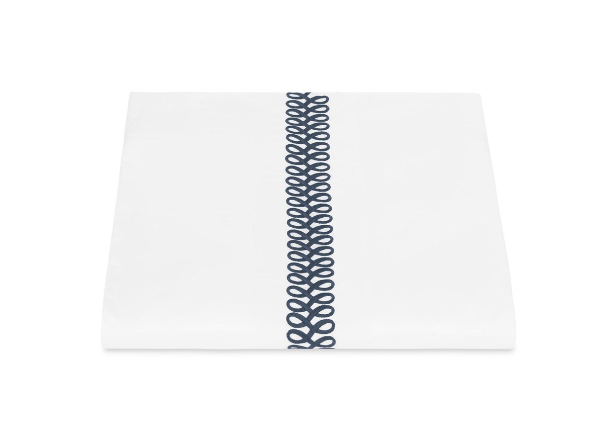 Astor Braid Indigo Bedding Matouk Schumacher