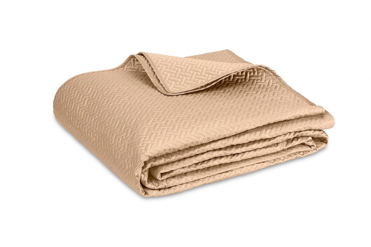 Basketweave Ambrosia Quilt by Matouk