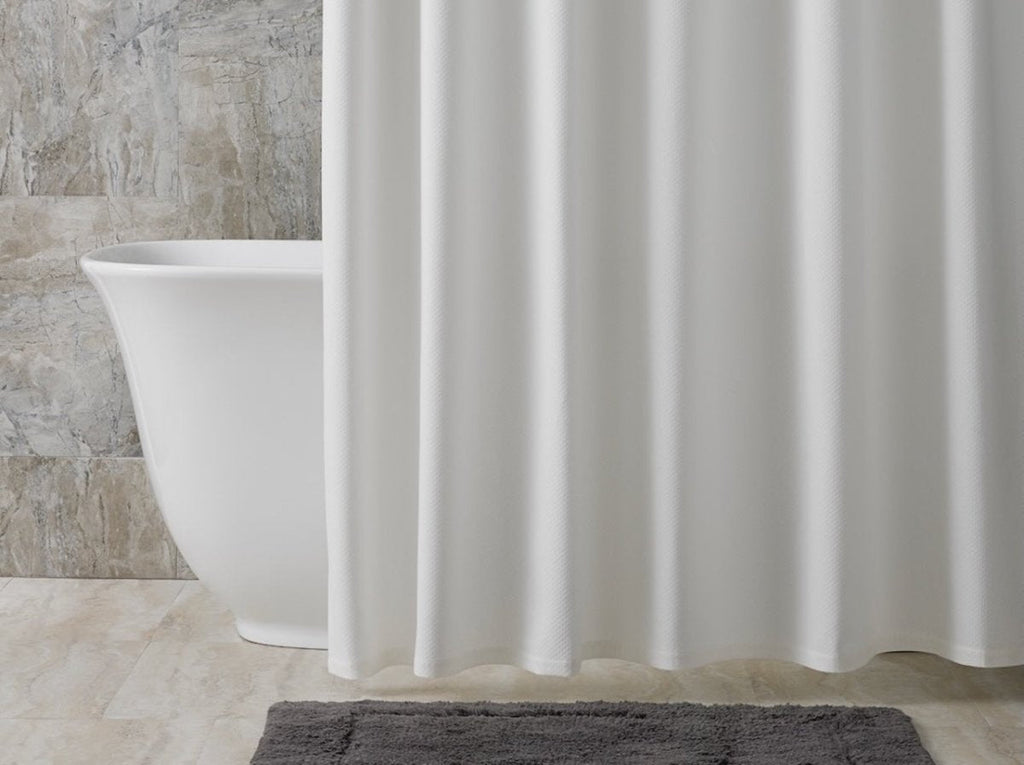 Diamond Pique Shower Curtain by Matouk