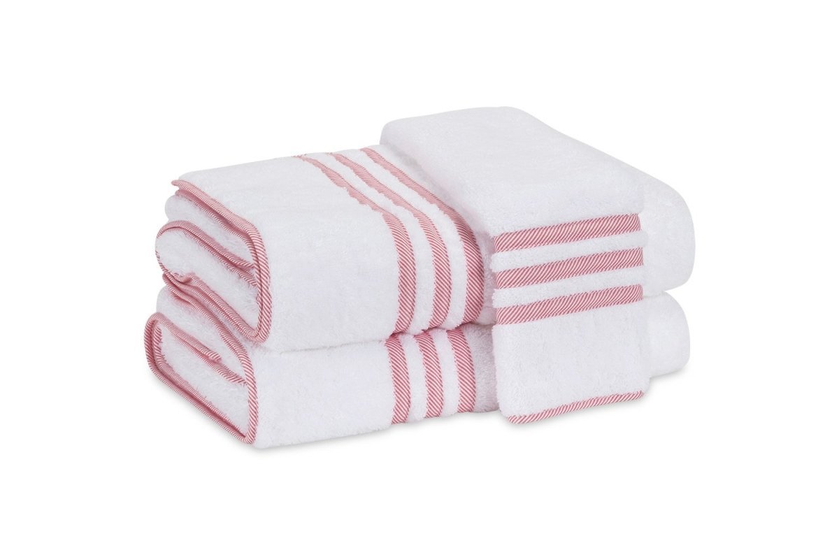 Beach Road Red Stripe Wash Cloth by Matouk