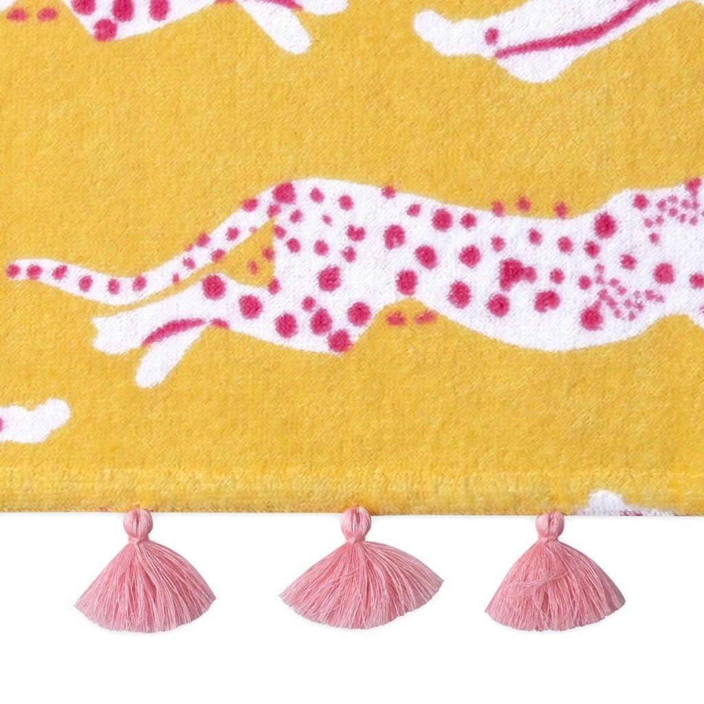 Leaping Leopard Beach Towels by Matouk Schumacher