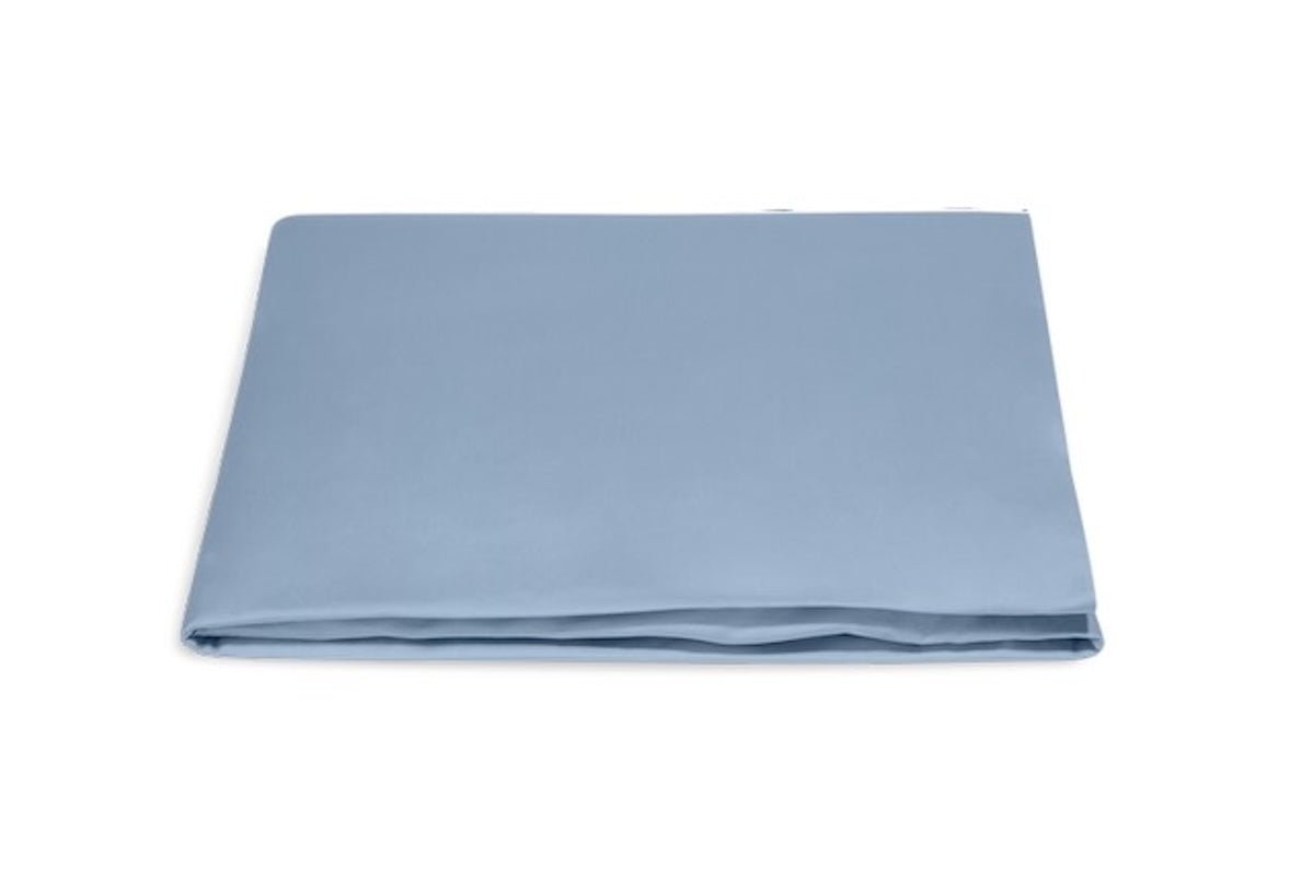 Matouk Nocturne Sateen Bedding in Hazy Blue