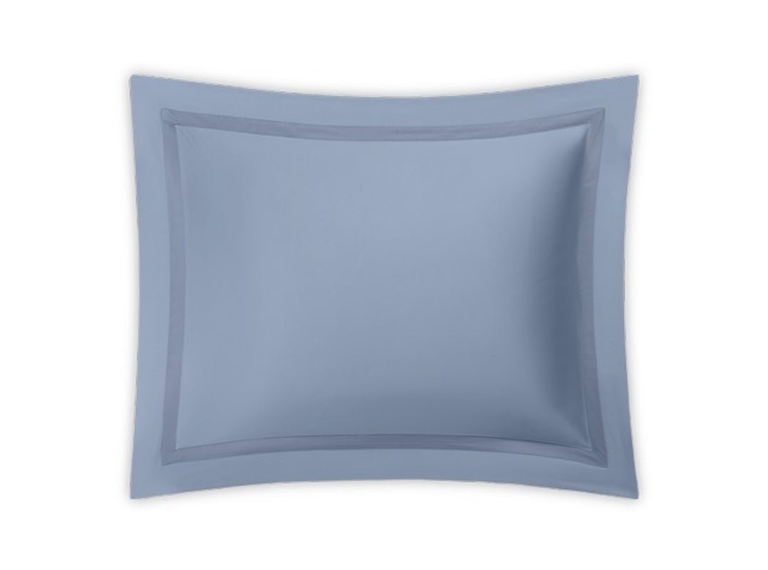 Matouk Nocturne Sateen Bedding in Hazy Blue