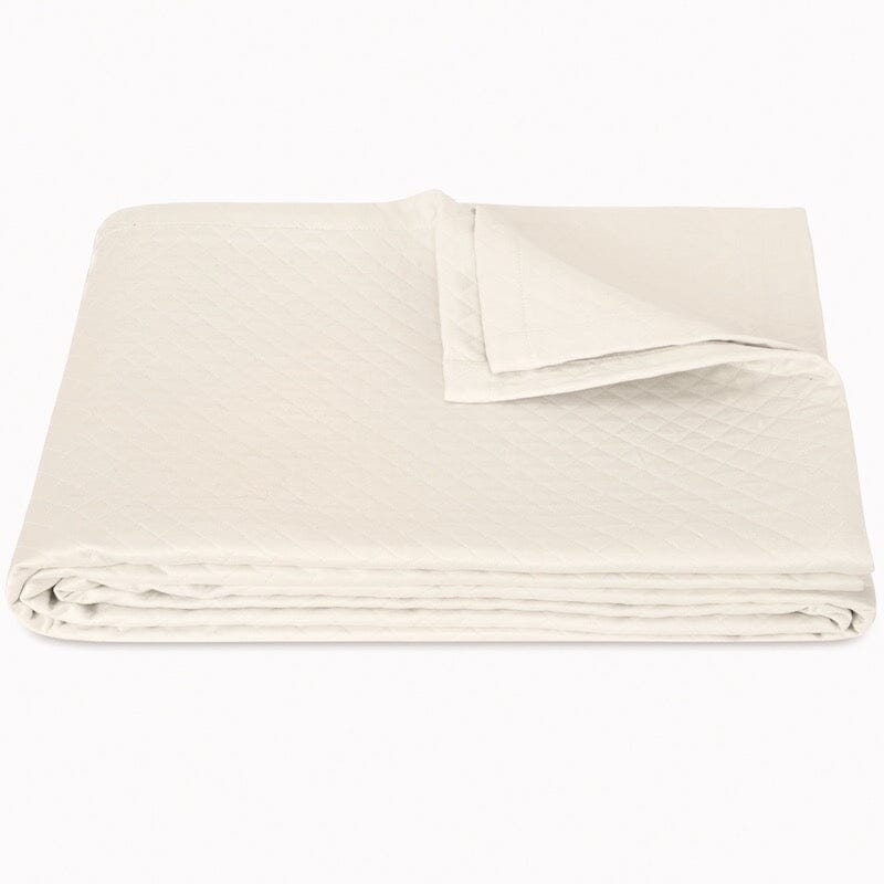 Petra Ivory Matelasse Coverlets by Matouk