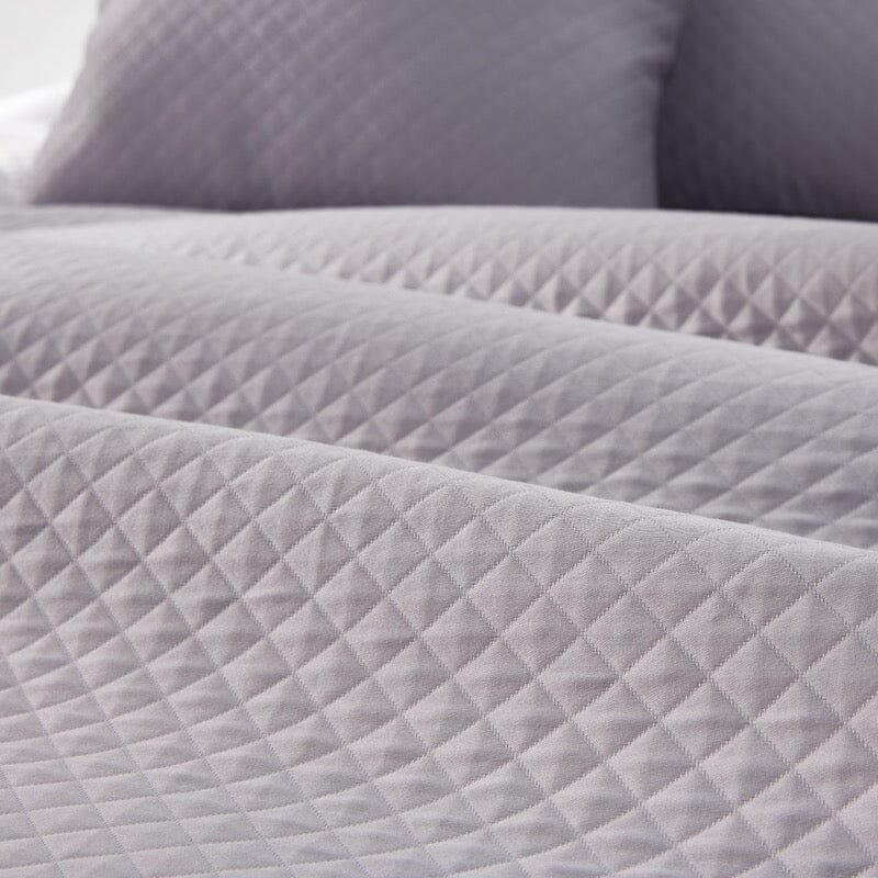 Petra Deep Lilac Matelasse Coverlets by Matouk