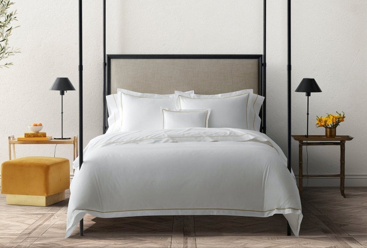 Bergamo Honey Giza Percale Bedding by Matouk