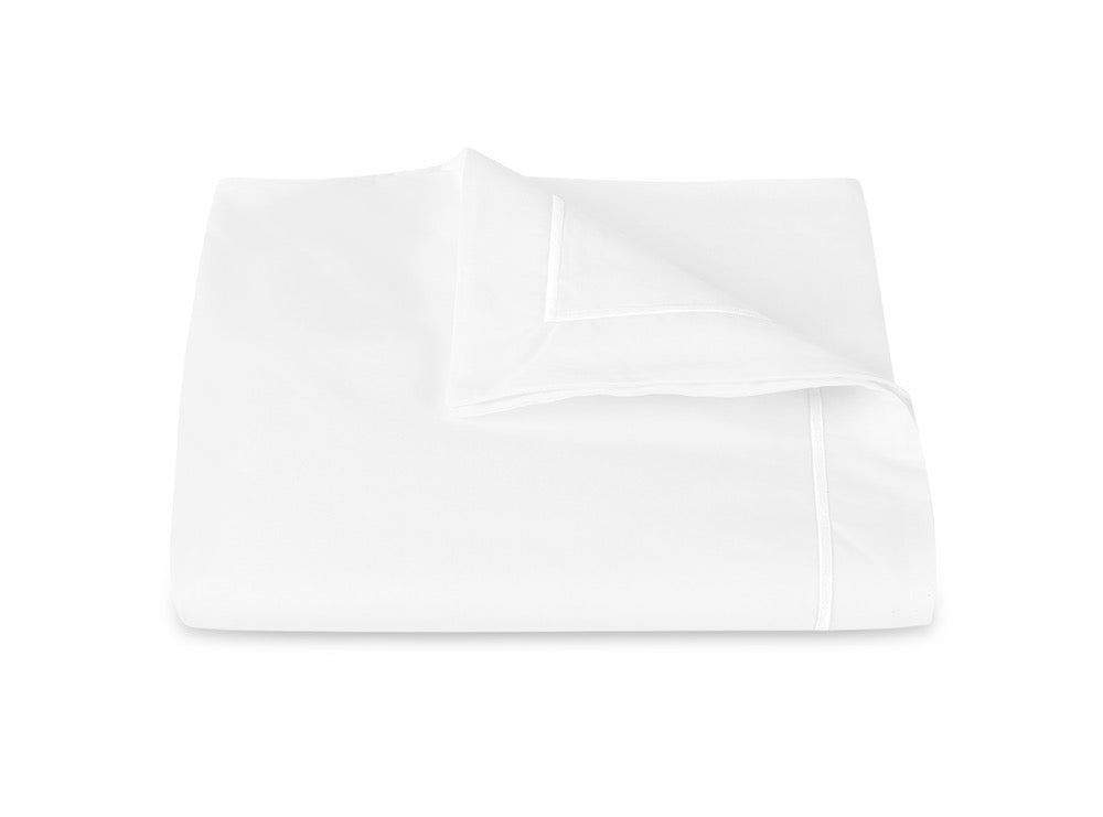 Bergamo White Giza Percale Bedding by Matouk