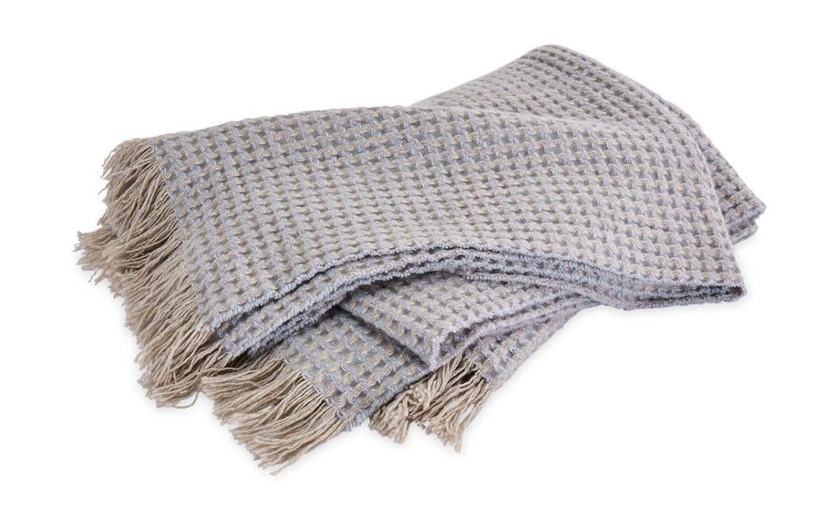 Cleo Cashmere Oversized Throw Blanket by Matouk