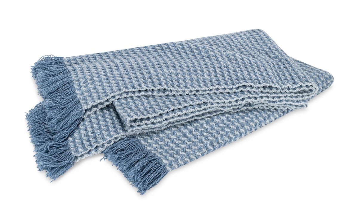 Cleo Cashmere Oversized Throw Blanket by Matouk