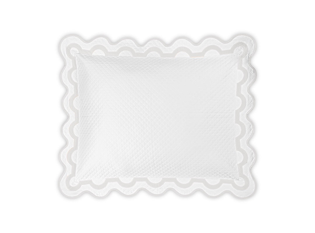 Mirasol Matelasse Bone Bedding by Matouk