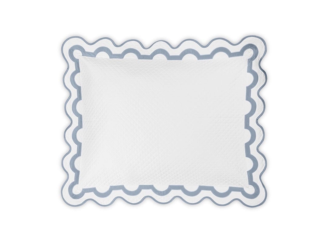 Mirasol Matelasse Hazy Blue Bedding by Matouk