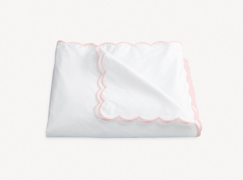 Dakota Scallop Pink Bedding by Matouk