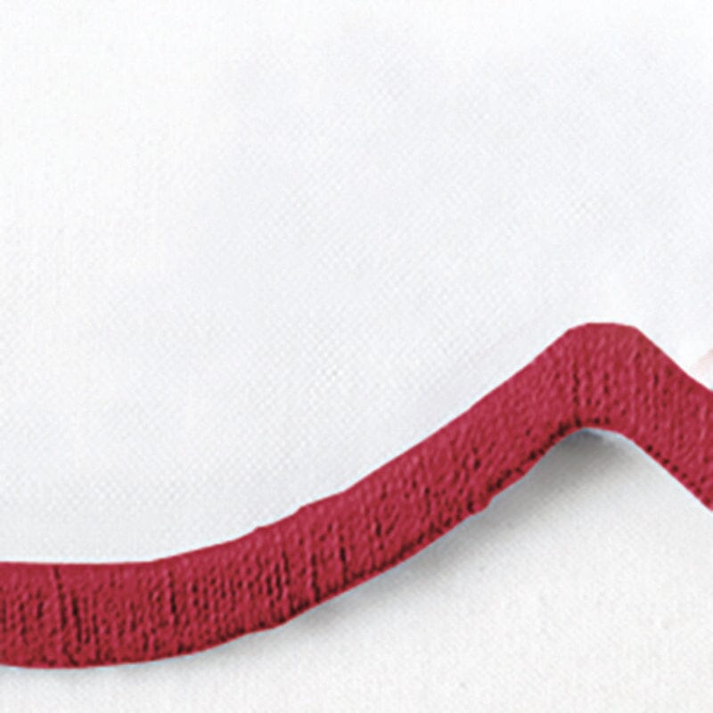 Dakota Scallop Red Bedding by Matouk