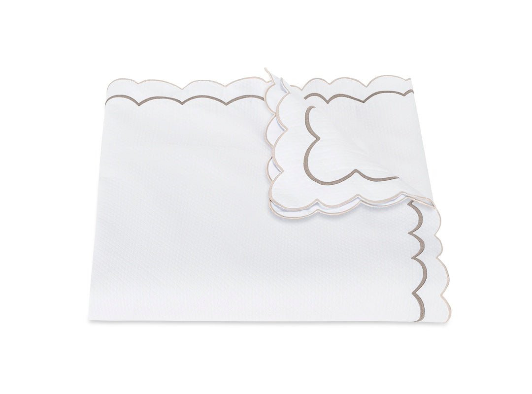 India Pique Driftwood Duvet Covers by Matouk