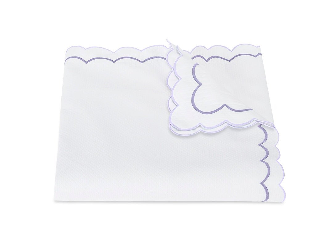 India Pique Lilac Duvet Covers by Matouk