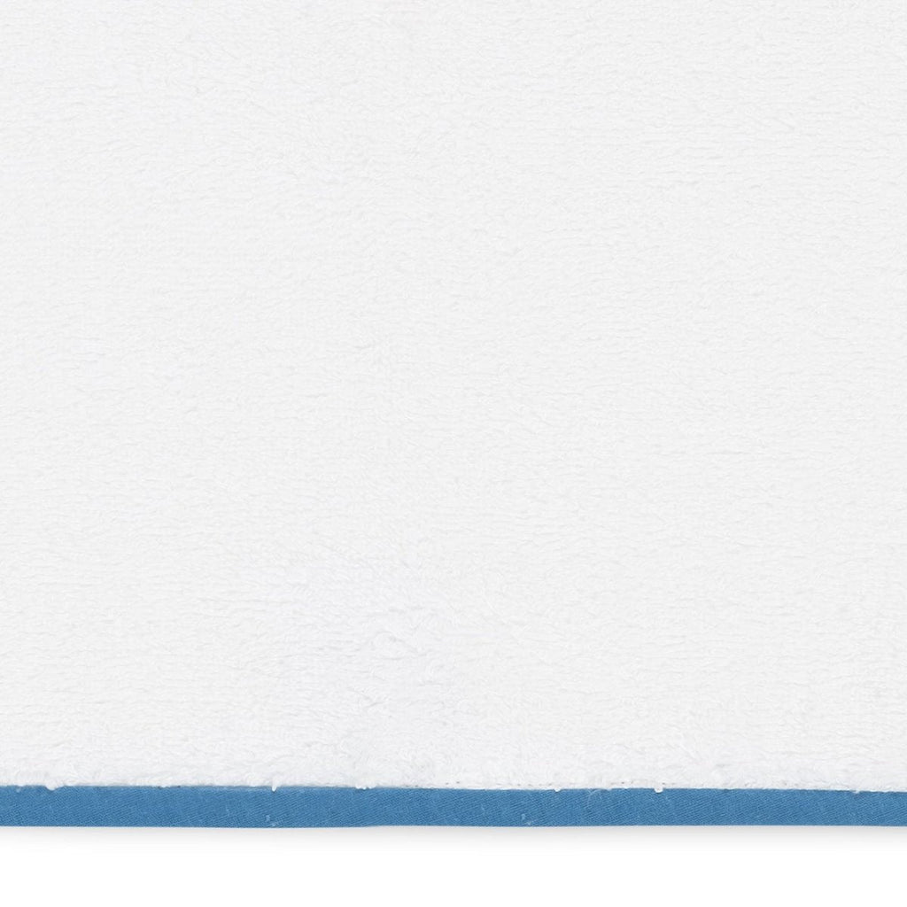 Giza Towels with Cadet Blue Trim by Matouk