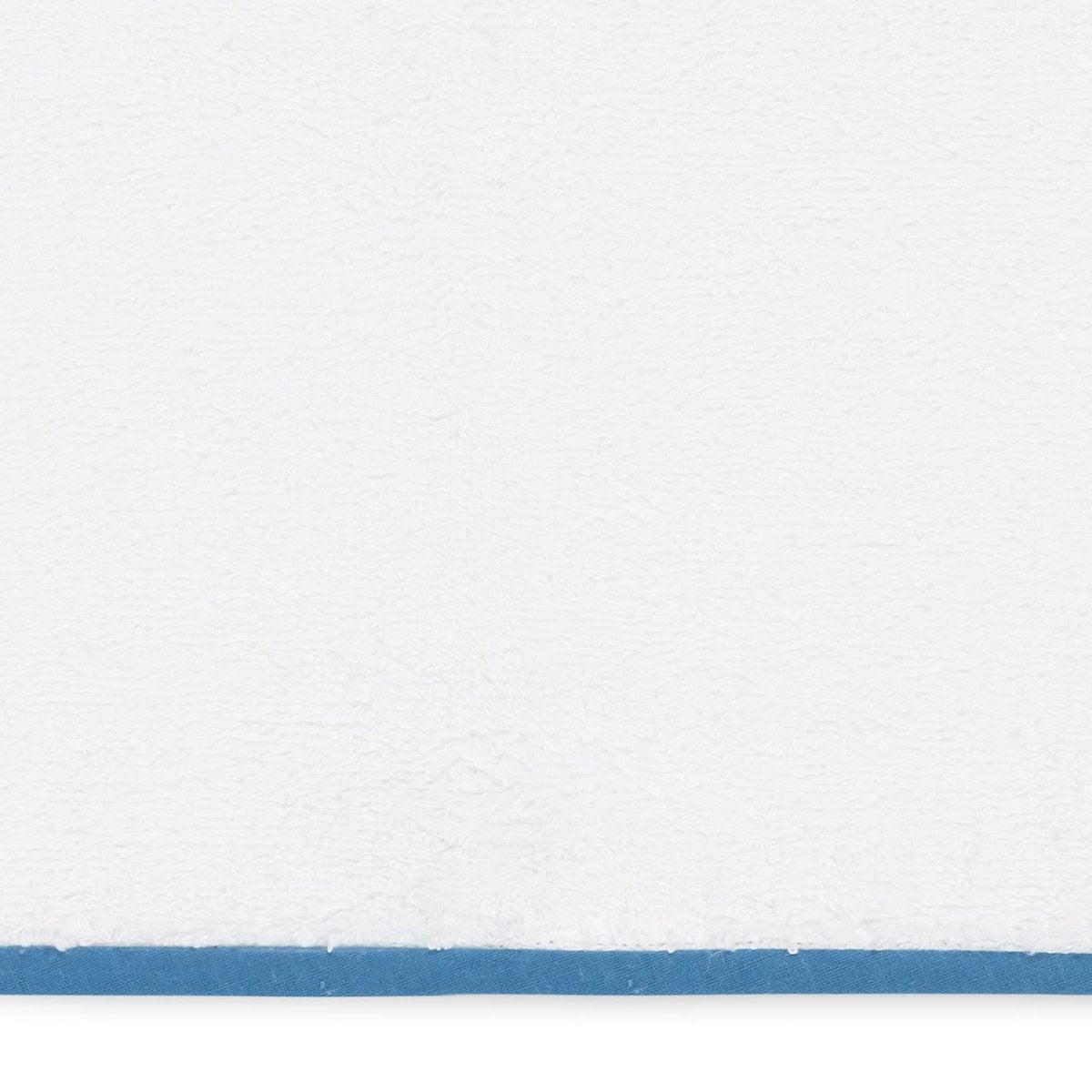 Giza Towels with Cadet Blue Trim by Matouk