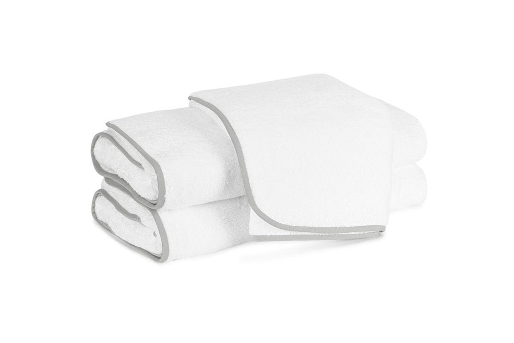 Giza Towels with Sterling Trim by Matouk