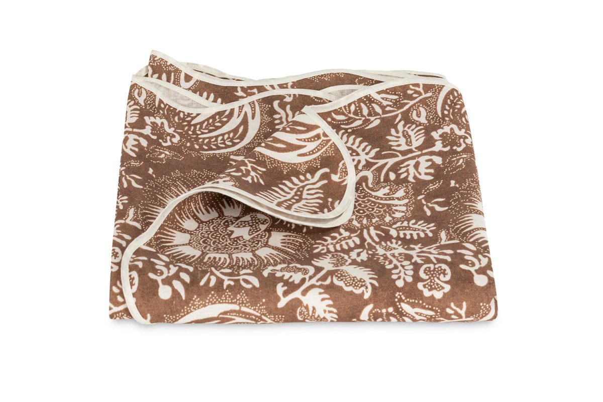 Granada Chestnut Tablecloths by Matouk Schumacher
