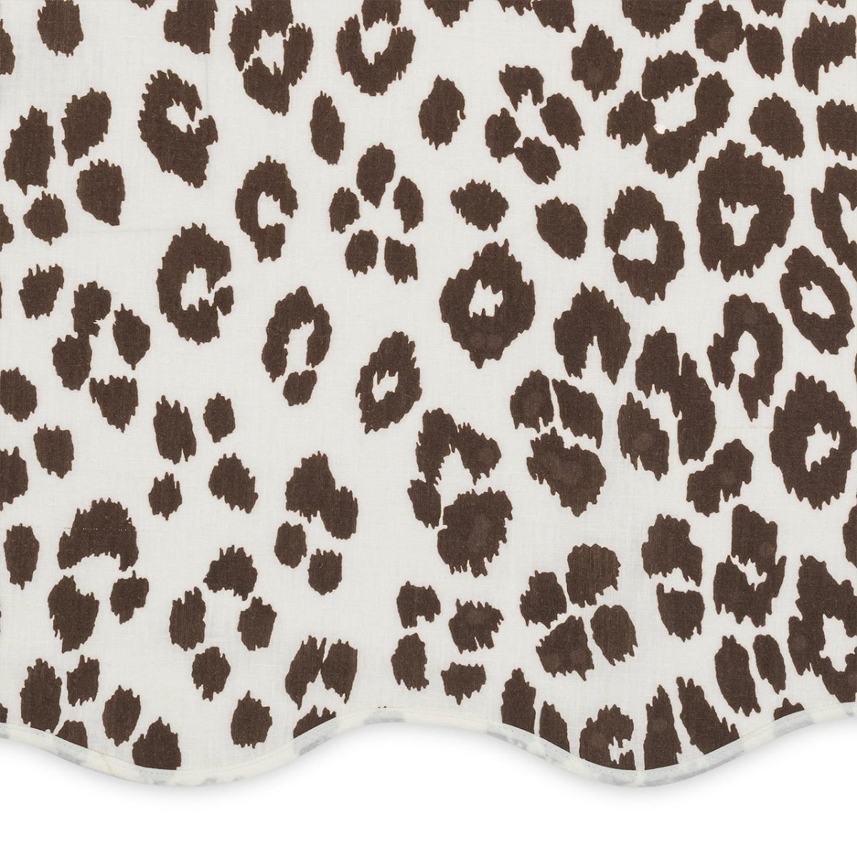 Iconic Leopard Cinder Shower Curtain by Matouk Schumacher
