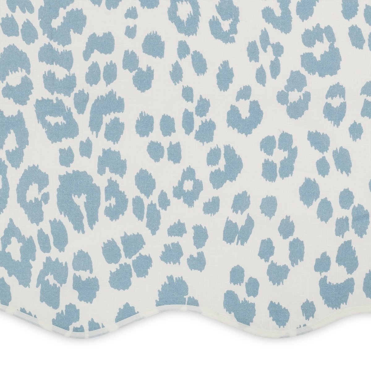 Iconic Leopard Sky Shower Curtain by Matouk Schumacher
