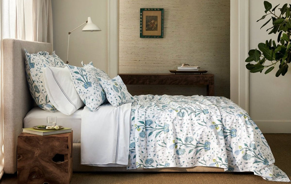 Khilana Blue Bedding by Matouk | Schumacher