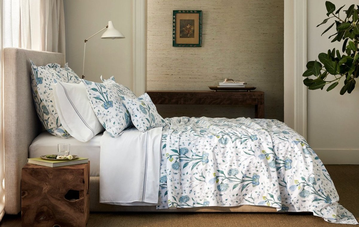 Khilana Blue Bedding by Matouk | Schumacher