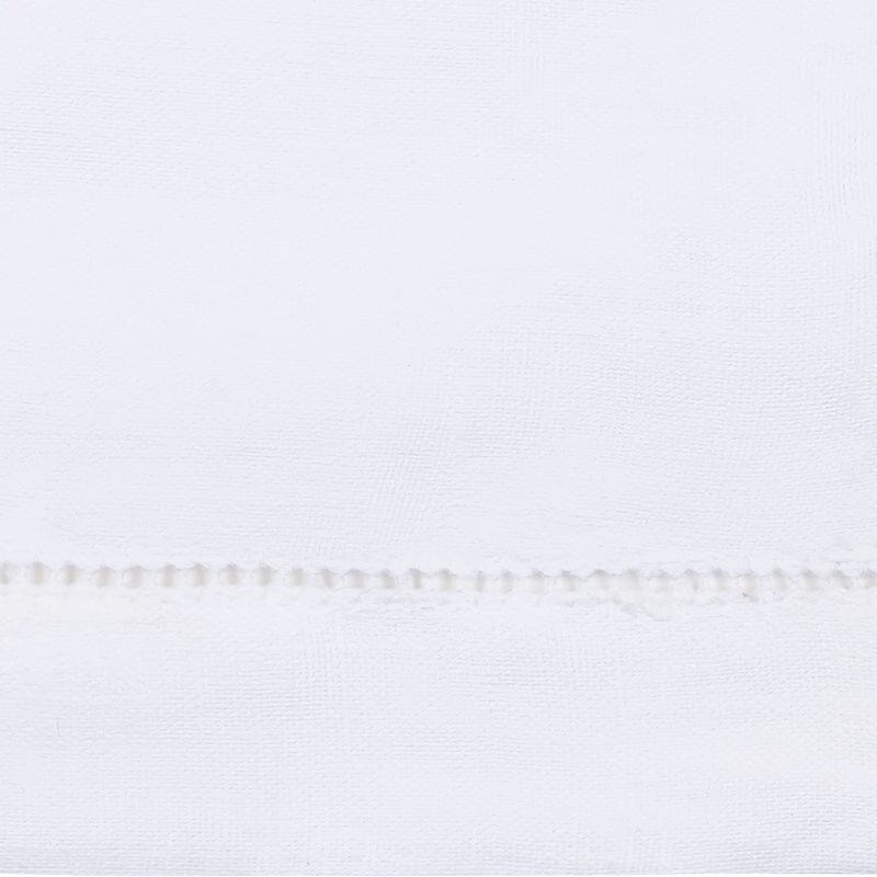 Roman Hemstitch White Bedding by Matouk