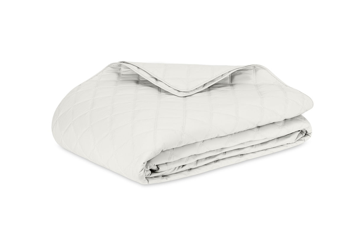 Matouk Milano Percale Quilt in Bone