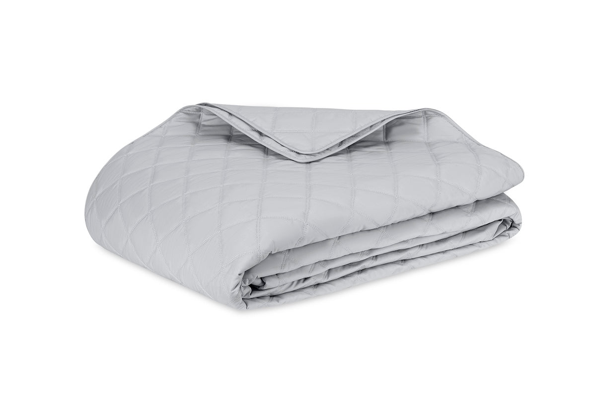 Matouk Milano Percale Quilt in Dove