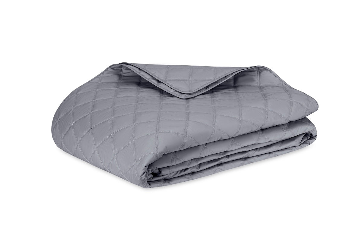 Matouk Milano Percale Quilt in Elephant