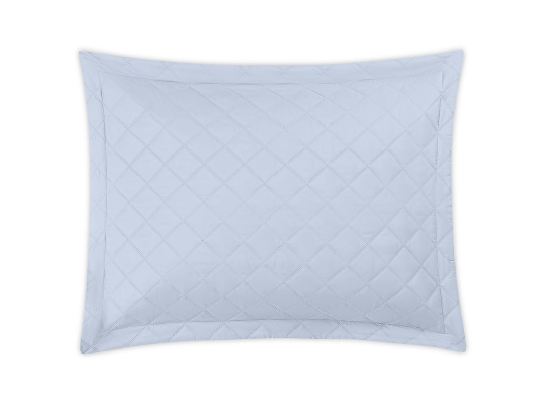 Matouk Milano Percale Quilt in Sky Blue