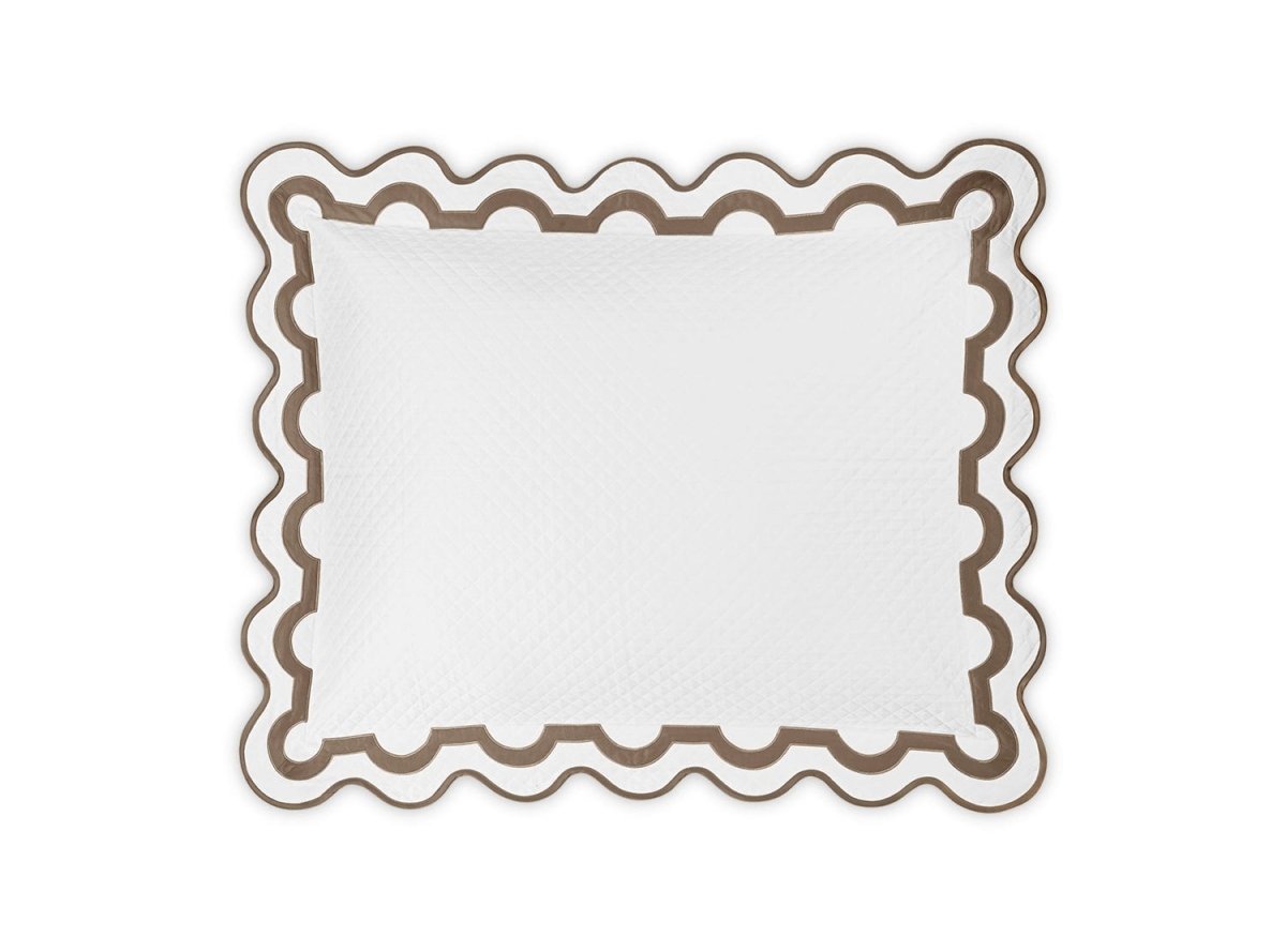 Mirasol Matelasse Mocha Bedding by Matouk