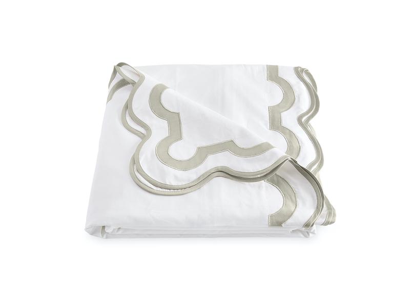 Matouk Mirasol Silver Duvet Covers