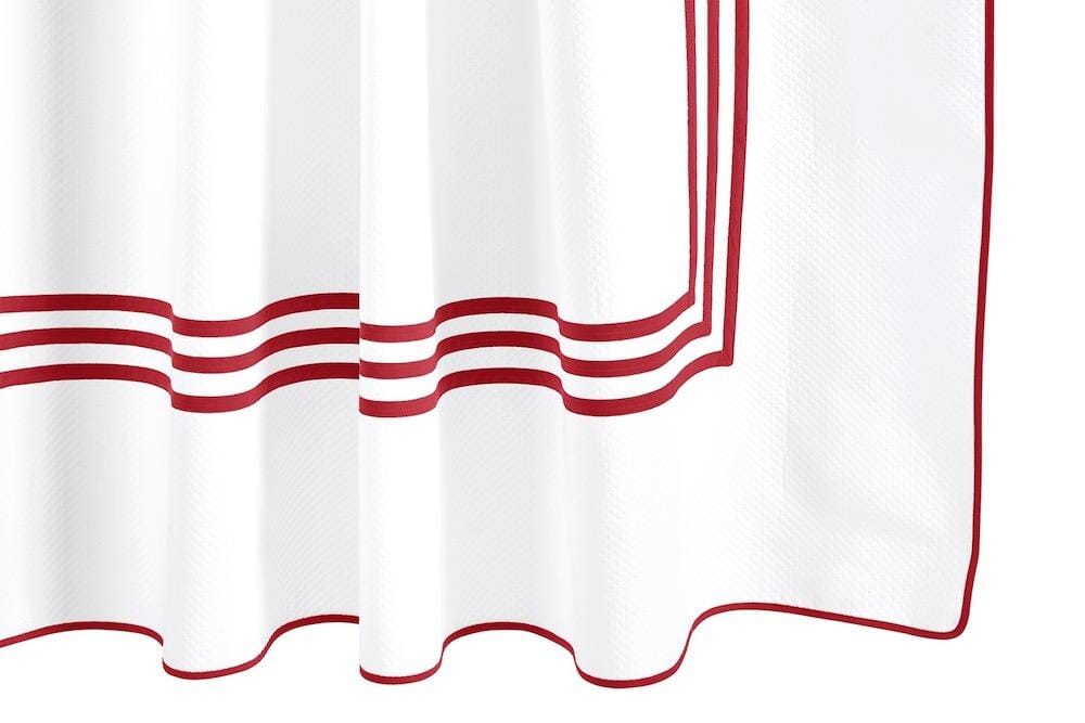 Newport Red Shower Curtains by Matouk