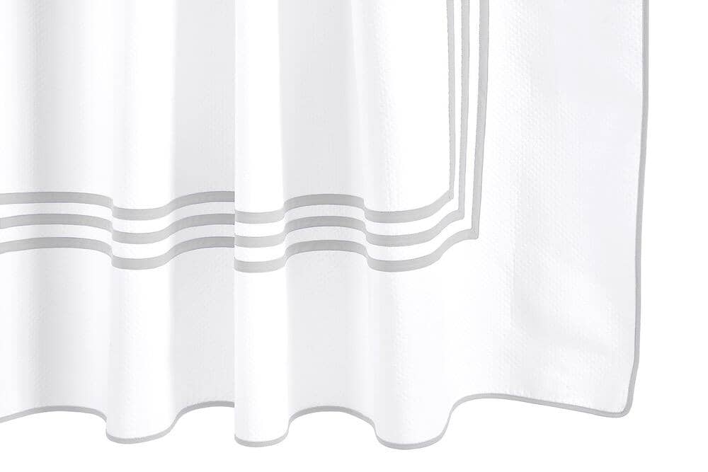 Newport Sterling Shower Curtains by Matouk