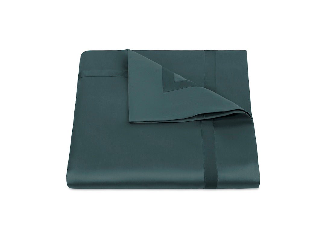 Matouk Nocturne Sateen Bedding in Deep Jade