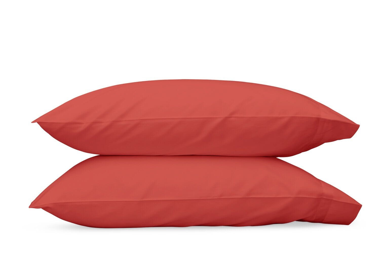 Matouk Nocturne Sateen Bedding in Coral