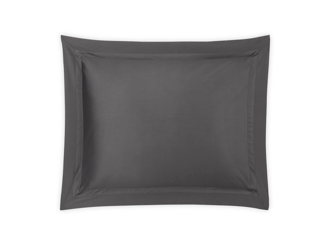 Matouk Nocturne Sateen Bedding in Charcoal