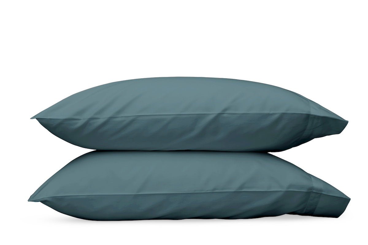 Matouk Nocturne Sateen Bedding in Deep Jade