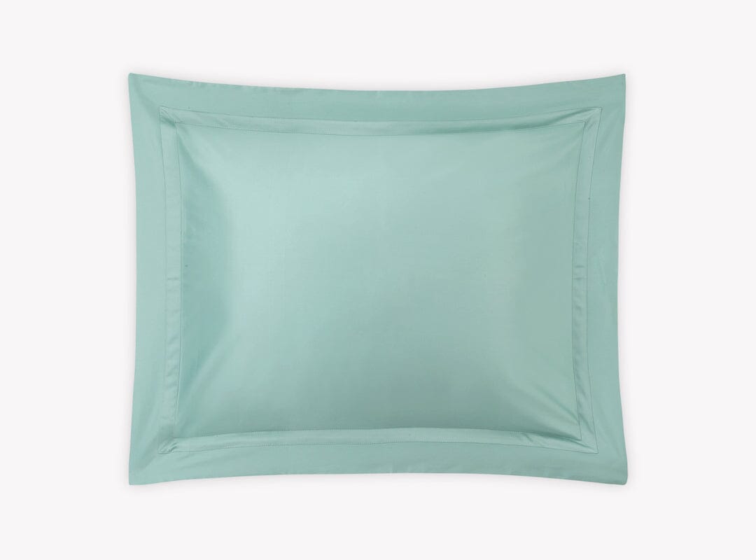 Matouk Nocturne Sateen Bedding in Aquamarine