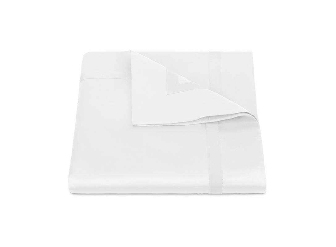 Matouk Nocturne Sateen Bedding in White