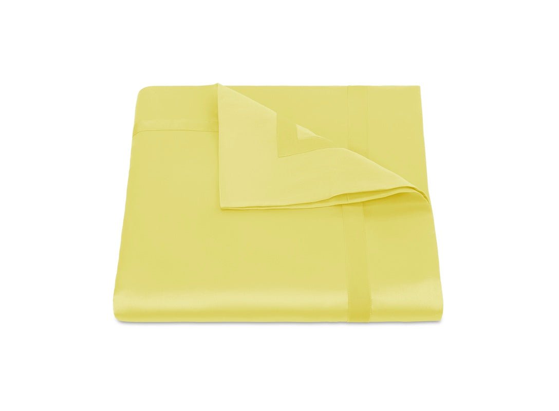 Matouk Nocturne Sateen Bedding in Lemon Yellow