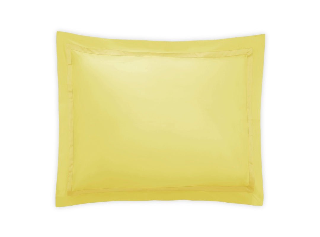Matouk Nocturne Sateen Bedding in Lemon Yellow