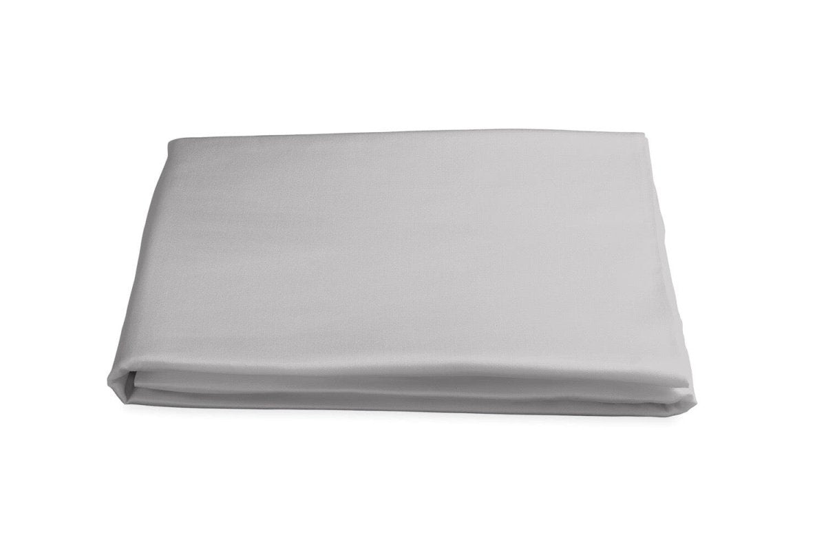 Matouk Nocturne Sateen Bedding in Silver